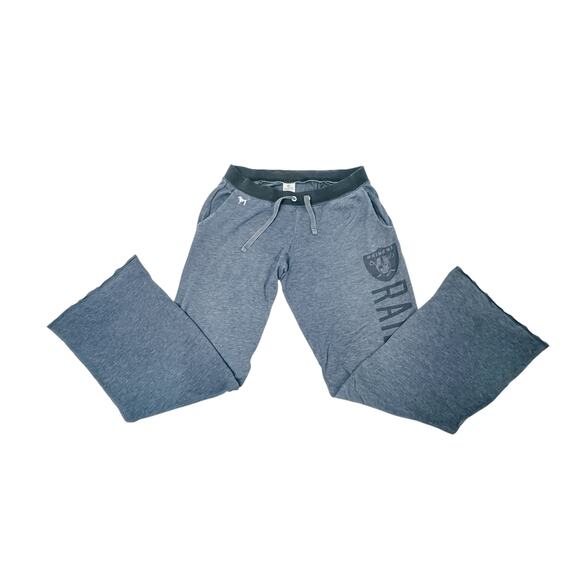 Y2K - VS PINK NFL Raiders Gray Pajama Pants - Size M - Picture 2 of 4